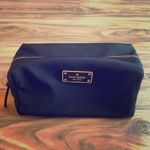 Kate Spade Cosmetic Pouch ~ Black